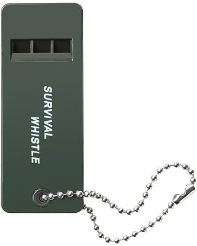 Acunny Signalpfeife Notfallpfeife Pfeife Laut Notfall Löcher High Decibel Whistle Mit Lanyard Outdoor Schiedsrichter Survival Pfeife,Notpfeife Trillerpfeife Edelstahl