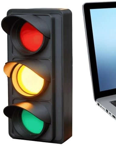Bitte Nicht Stören Licht - Rot/Gelb/Grün Soziales Signallicht, USB LED Beschäftigt-Anzeige Schreibtischlampe, Lustiges Signallicht, Sozial-Ampel Mit Beschäftigt/Frei-Anzeige Für Arbeitszimmer, Studium