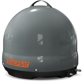 Selfsat Snipe Mobil Camp Direct Portable Mobile Satelliten-Antenne (Grau)