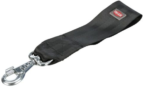 TRIXIE Universal-Anschnallschlaufe für Auto-Geschirre, 30 cm/45 mm, schwarz