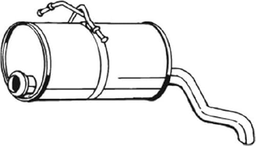 BOSAL 135-001 Endschalldämpfer