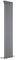 Milano Alpha Anthracite Vertical Single Flat Panel Radiator - 1600mm x 350mm