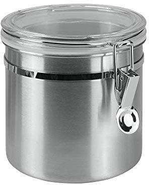 Metaltex 185311010 Vorratsdose 1,0L Inox, Silber