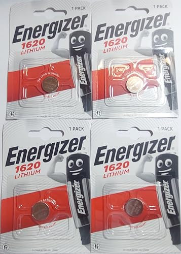 ENERGIZER CR1620 LOT DE 4 PILES AU LITHIUM 3V
