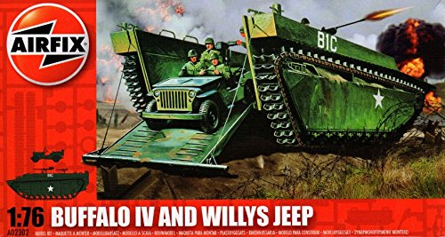 Airfix - Buffalo Amphibie & Jeep Willys - AX02302