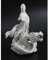 Top Collection Guan Yin Statue mit reitendem Drachen, 33 cm, hochwertiges Kunstharz, weißes Marmor-Finish, ostasiatische buddhistische Gottheit Göttin des Mitgefühls und der Barmherzigkeit