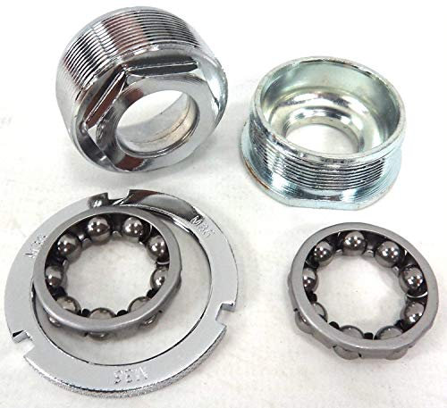 CicloSportMarket Kit Calotte Movimento Centrale Inglese 34,75 mm con gabbiette per Bicicletta Bici Bike