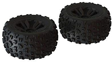 1/8 DBoots Copperhead2 MT Vorder/Hinten 3.8 vormontierte Reifen, 17mm Hex, Schwarz (2)