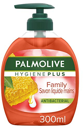 PALMOLIVE - Savon liquide hydratant pour les mains - Hygine Plus - A l'extraint de Propolis - Antibactérien Hygiène Pompe - Format 300ml
