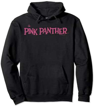 Pink Panther Pink Title Logo Pullover Hoodie