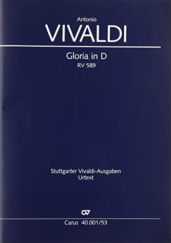 Gloria in D (revidierter Klavierauszug): RV 589, 1713/1717