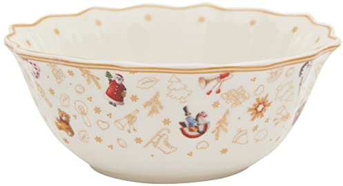 Villeroy & Boch - Toy’s Delight Bol édition Anniversaire, Bol à Dessert en Porcelaine Premium, Multicolore/doré/Blanc, 506 ML