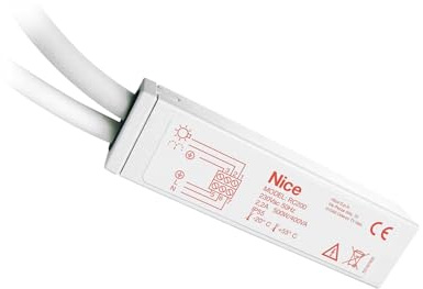 Nice Home - Récepteur Radio éclairage/arrosage Compatible motorisations - RC200 Blanc