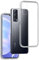 REY Cover in Gel TPU Trasparente per Vivo Y72 5G - Vivo Y52 5G - Vivo IQOO 73, Ultra Sottile 0,33 mm, Morbido Flessibile, Custodia Silicone