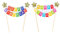 Teegxddy 2 Stück Happy Birthday Tortendeko Geburtstag Mädchen Cake Topper Torte Happy Birthday Topper Kuchen Deko