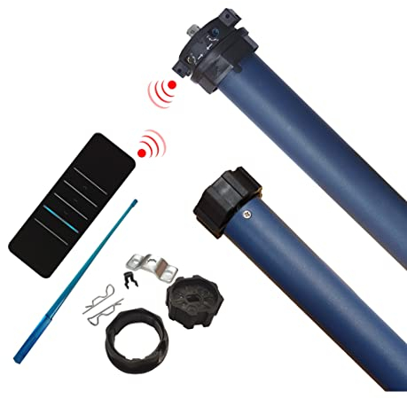 Rollladenmotorset inkl. Fernbedienung, 30 Nm, max. 68 kg, 60 mm 8-Kantwelle, mechanische Endschalter, Funk (1 ST)