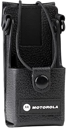 Genuine Motorola Leather Carry Case with Belt Loop for CP040 DP1400 Two Way Radios Walkie Talkies RLN5383A