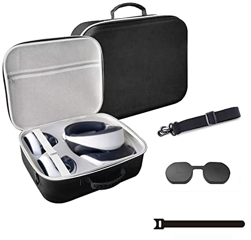 LICHIFIT VR2 Reise-Tragetasche Harte Box Eva Aufbewahrung Umhängetasche für PS VR2 Headset und Sense Controller Multifunktionale Tragbare Schutzhülle Skin