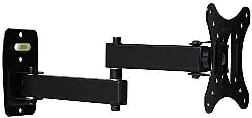 Soporte de TV, Soporte de Monitor de Acero Inoxidable Resistente de Madera para la mayoría de los televisores de 32 a 55 Pulgadas, Soporte de Pared Alto para TV de hasta 50 kg Altura de inclinación