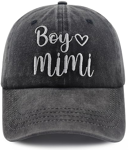 Mimi Geschenke für Oma Frauen, lustige Stickerei Junge Mimi Party Dekorationen Hut, verstellbare Baumwolle Beste Oma Baseball Cap, Weihnachten Muttertag Geburtstag Geschenke für Oma Mama Mimi Gigi