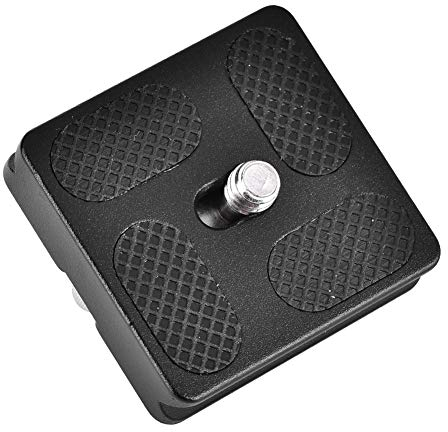 Quick Release Plate Camera Mounting Platewith 1/4inch Screw Mount for Arca Benro Monopod Tripod Ball Head SLR Camera (PU40)