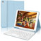 YNNHUDEEP Tastiera iPad 9 Generazione, Tastiera iPad 10.2, Cover Tastiera Italiano Magnético Bluetooth iPad 8, iPad 7, iPad Air 3, iPad Pro 10.5, Blu cielo