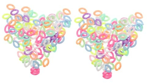 KALLORY 600pcs Colorful Chains for Handmade Jewelry Making Versatile Ornaments for Bracelets Necklaces Crafts Easy to Use Practical Lightweight Decorations