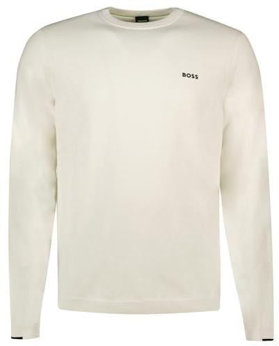 BOSS K_Ever-x Cn Men's Knitted Sweater, 100White, 3XL
