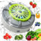 Meooyo Lavatrice di Frutta e Verdura, Dispositivo per detergente per Frutta Impermeabile con Ventosa, Lavatrice Ricaricabile con Tecnologia di purificazione dell'ione Oh
