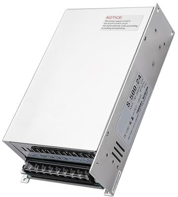 NIKOIDIC Alimentation à découpage 220 à 24v, transformateur Haute Puissance 500W1000W2000W3000W12V36 DC 48V(SK-4000-24 4000W0-24V)