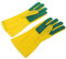 WEKAMOS 1 par Guantes de Limpieza de Látex con Esponja Absorbente para Fregar Platos Talla Reutilizables y Resistentes al Agua para Cocina Limpieza y Jardinería