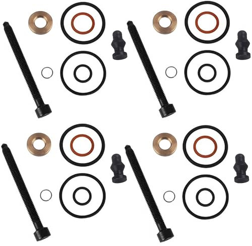 Kit de 4 joints de buse d'injecteur + boulon pour VW 1.2 1.4 1.9 2.0 2.5 5.0 TDI injecteur 1417010997