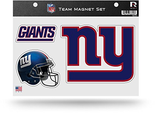 Rico Industries NFL New York Giants gestanztes Team-Magnet-Set, 21,6 x 27,9 cm