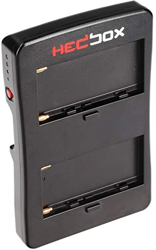 HEDBOX HBP-NPF V-Mount Batterieadapter Konverterplatte verwendet 2X NP-F-Batterien zur Herstellung Einer 14V V-Lock Batterie