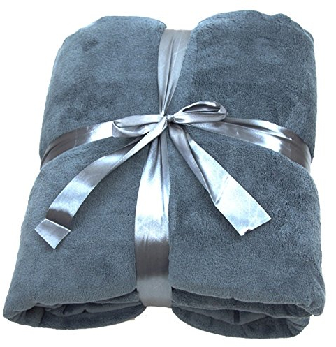 Kuscheldecke 150x200cm Cashmere Feeling Tagesdecken Wohndecken Decken, Farbauswahl:anthrazit