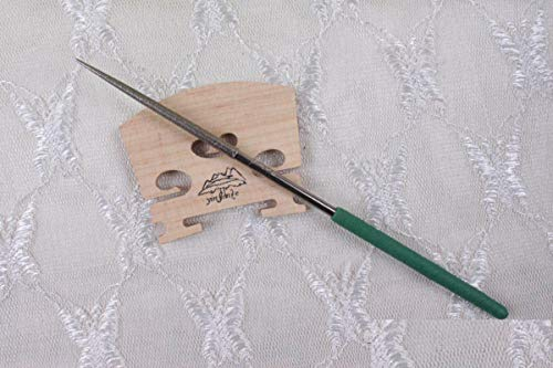 yinfente Violine Geige Brücke Halt Klemme Violine Tools Steg Messer Cutter Saite Slot Dateien Gitarrenbau Tools Geige Gitarre Werkzeug (Klemme & Messer und Dateien) Bridge File