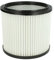 vhbw 1x filtre plissé compatible avec Lavor Ashley 100, 300 aspirateur - noir/blanc