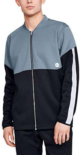 Under Armour Mens Athlete Recovery Warm Up Lightweight Full-Zip Sweater