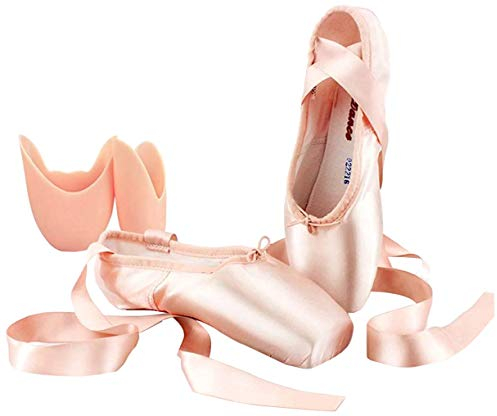 KALUNBS de Ballet para niñas Media Punta Split Plana Zapatos de Ballet Diferentes tamaños para niños y Adultos