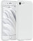 EAZY CASE Premium Silikon Handyhülle kompatibel mit iPhone SE (2022/2020) / iPhone 8/7, Slimcover mit Kameraschutz und Innenfutter, Silikonhülle, Schutzhülle, Bumper, Handy Case, Softcase, Weiß