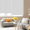 Blindecor Ara | Tenda a rullo traslucida tinta unita - Argento grigio, 180 x 250 cm (Larghezza x Altezza) | Dimensioni del tessuto 177 x 245 cm | Tenda per interne