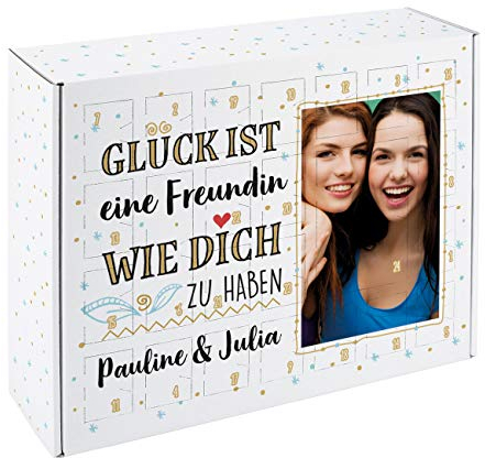 Herz & Heim® Foto-Adventskalender - Glück ist - Kompliment zur Vorweihnachtszeit mit dem eigenen Bild