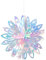 VALICLUD Sternendekor Hängendes Schillerndes Dekor Schneeflocken Aus Papier Gefrorenes Regenbogenshowdekor Star- Schillernde Weihnachtsornamente Partei-Blumen-anhänger Decke Weihnachtsbaum
