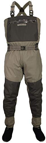 Paramount Outdoors Deep Eddy Breathable Stockingfoot Fishing Wader Regular and Stout Sizes (Elk - Large)