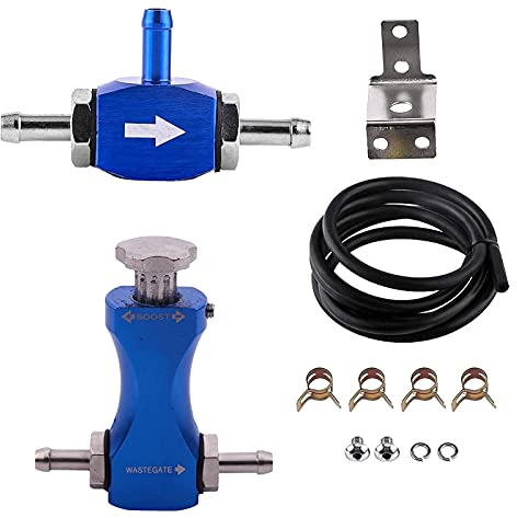 Turbocompressore accessori Turbo Boost Controller Kit Motors General Manual Regolatore di pressione turbina in metallo, regolatore di pressione bilaterale benzina diesel turbo parti motore per auto