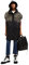 Desigual Women's ANIMAL BABIO, 2000 BLACK PONCHO, U