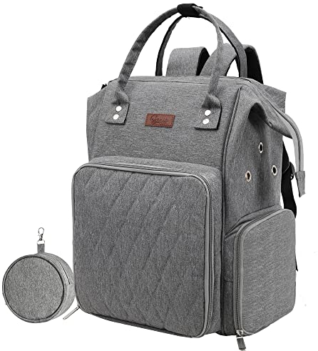 KOKNIT Large Crochet Storage Backpack Organizer,Portable Knitting Bags and Totes Organizer with Inner Divider,Yarn Storage Backpack for Carrying Projects,Knitting Needles,Crochet Hooks(Bags Only)