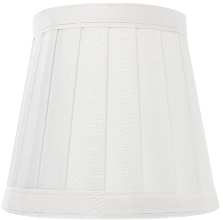 OSALADI Wandlampenschirm Tischstaffelei Lampenschirmabdeckung Lampenschirme Für Tischlampen Glockenlampenschirme Kandelaber-glühbirnen Mini-zubehör Weiß Deckenlampe Europäischer Stil Stoff