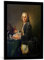 kunst für alle Bild mit Bilder-Rahmen: Antoine Pesne Charles Etienne Jordan Pesne Malerei - dekorativer Kunstdruck, hochwertig gerahmt, 55x70 cm, Schwarz matt