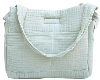 WOOKIDS Wickeltasche für Puppen, grün